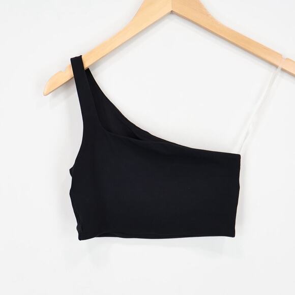 Lululemon Bend This One Shoulder Bra Light Support Black Size XXS/XS (2-6) - Picture 3 of 7